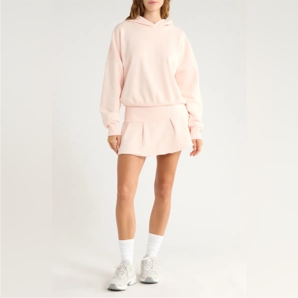 FP Movement Sprint To The Finish Hoodie Miniskirt Set Ballet Slipper Pink Sz Med - Picture 4 of 8